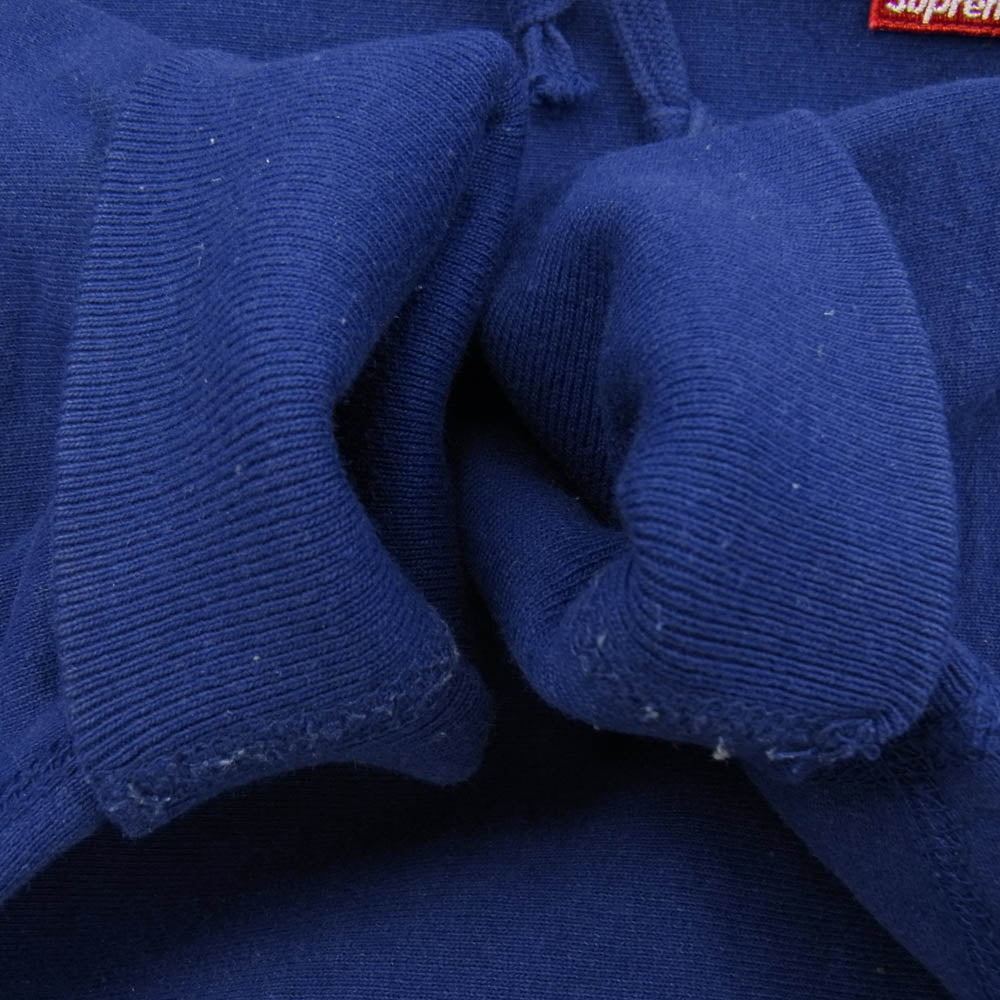 Supreme シュプリーム Small Box Hooded Sweatshirt スモール ボックスロゴ プルオーバー スウェット パーカー 青紫系 S【中古】