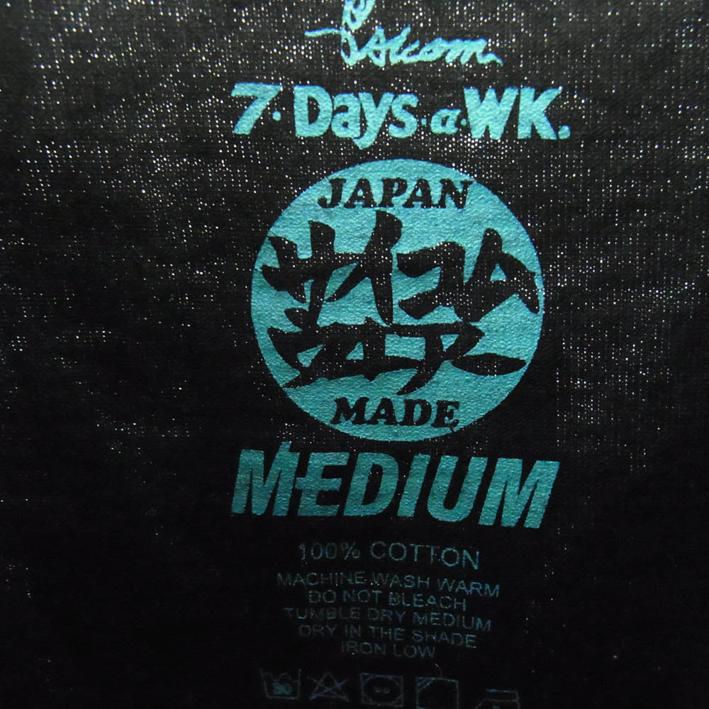 Psicom サイコム 7DAYS ロングスリーブ ポケット 長袖 Tシャツ ブラック ブルー M ブラック系 M【中古】