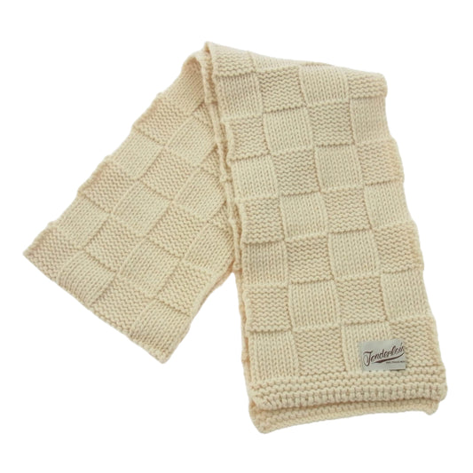 TENDERLOIN テンダーロイン STOLE CHECKER ストール チェッカー マフラー オフホワイト系【中古】