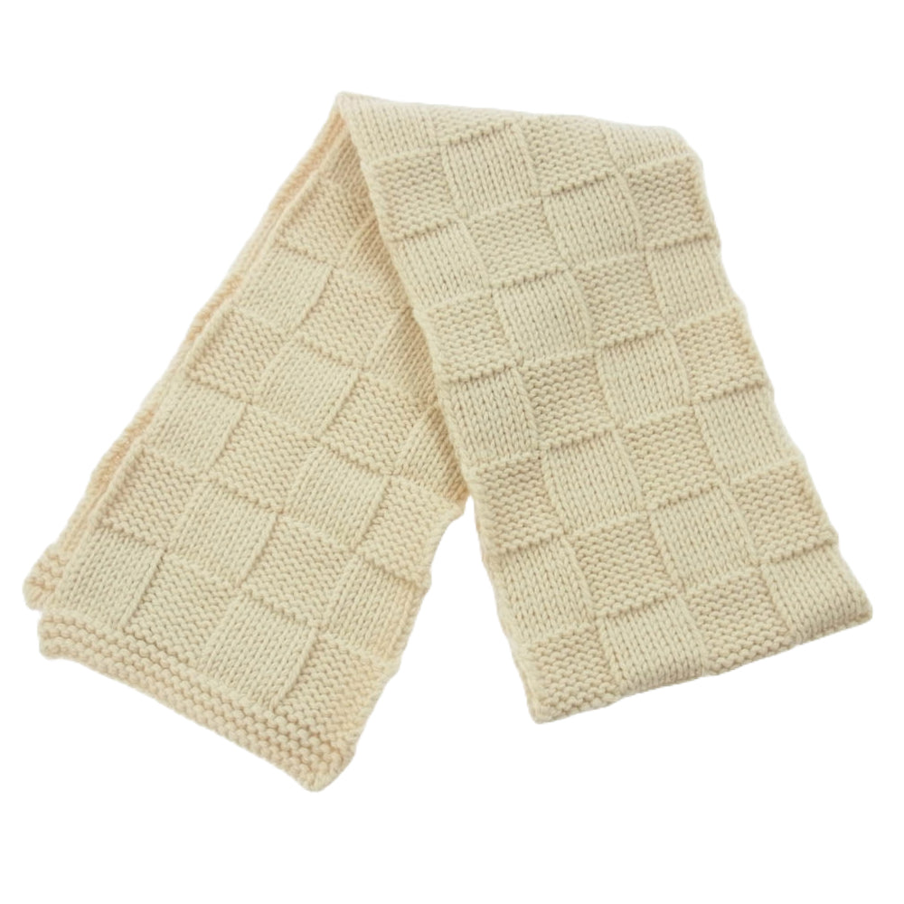 TENDERLOIN テンダーロイン STOLE CHECKER ストール チェッカー マフラー オフホワイト系【中古】