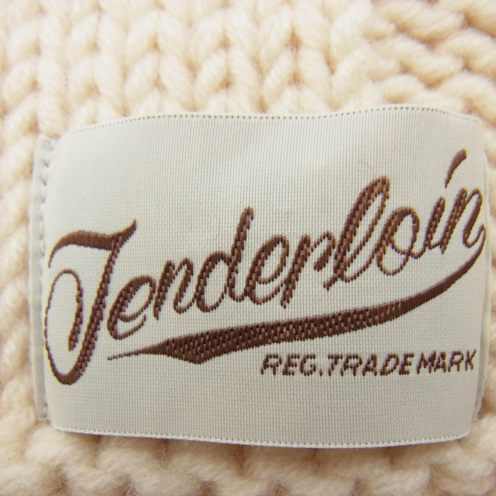 TENDERLOIN テンダーロイン STOLE CHECKER ストール チェッカー マフラー オフホワイト系【中古】