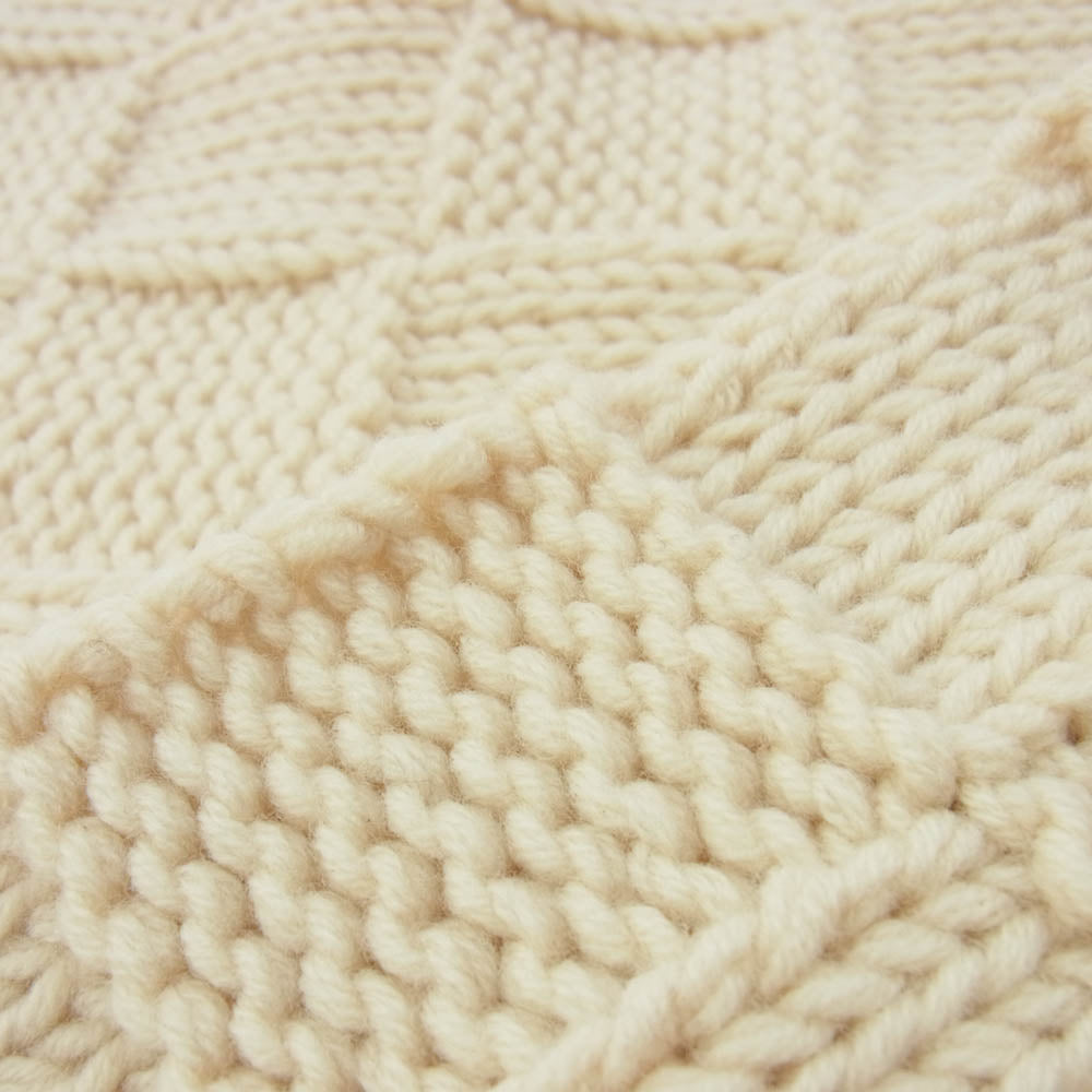 TENDERLOIN テンダーロイン STOLE CHECKER ストール チェッカー マフラー オフホワイト系【中古】