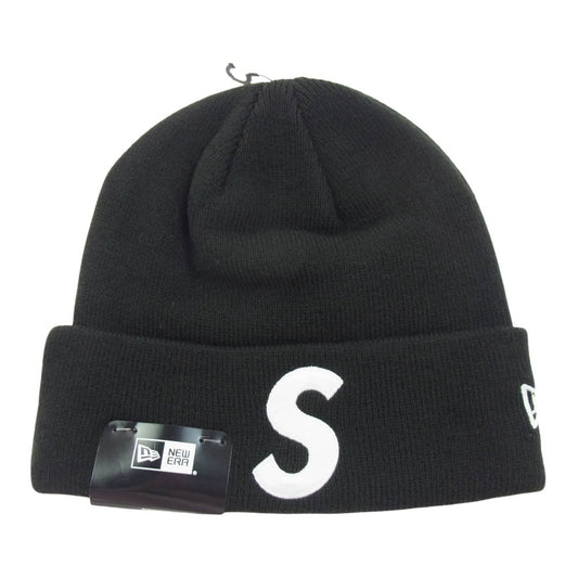 Supreme シュプリーム 24AW × New Era ニューエラ S Logo Beanie Sロゴ刺繍 ビーニー ニットキャップ ブラック系【新古品】【未使用】【中古】