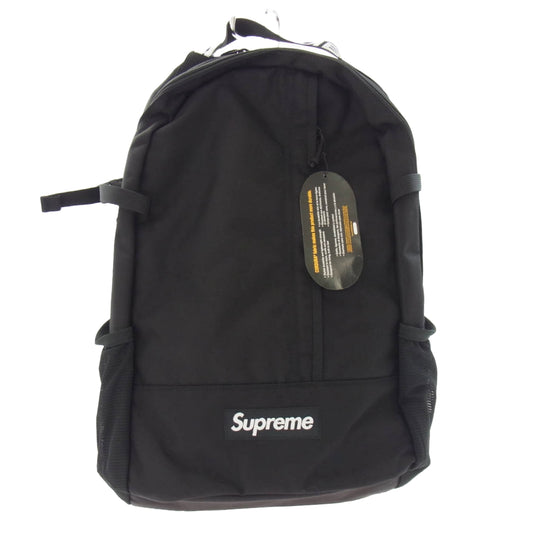 Supreme シュプリーム 18SS Cordura Ripstop Nylon Backpack コーデュラ ナイロン バックパック リュックサック ブラック系【極上美品】【中古】