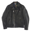 STUSSY ステューシー × Schott ショット USA製 7516 ダブルライダース ジャケット ブラック系 38【中古】