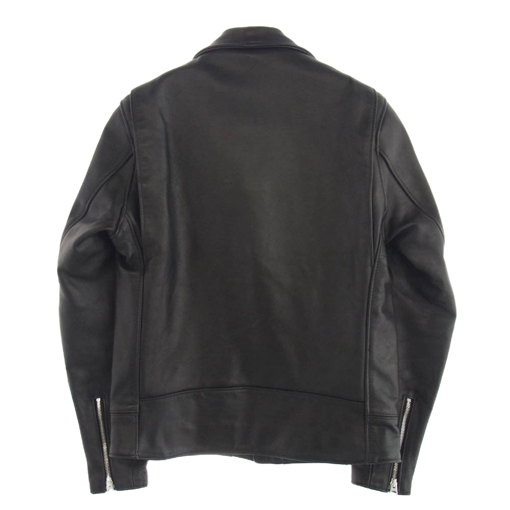 STUSSY ステューシー × Schott ショット USA製 7516 ダブルライダース ジャケット ブラック系 38【中古】
