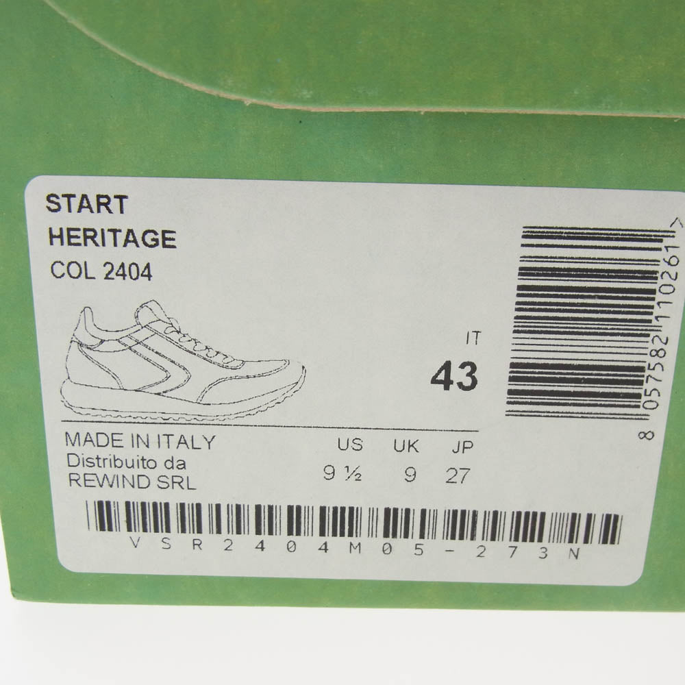 Valsport ヴァルスポルト START HERITAGE スエード マルチカラー ローカット スニーカー ライトブルー系 マルチカラー系 43【極上美品】【中古】