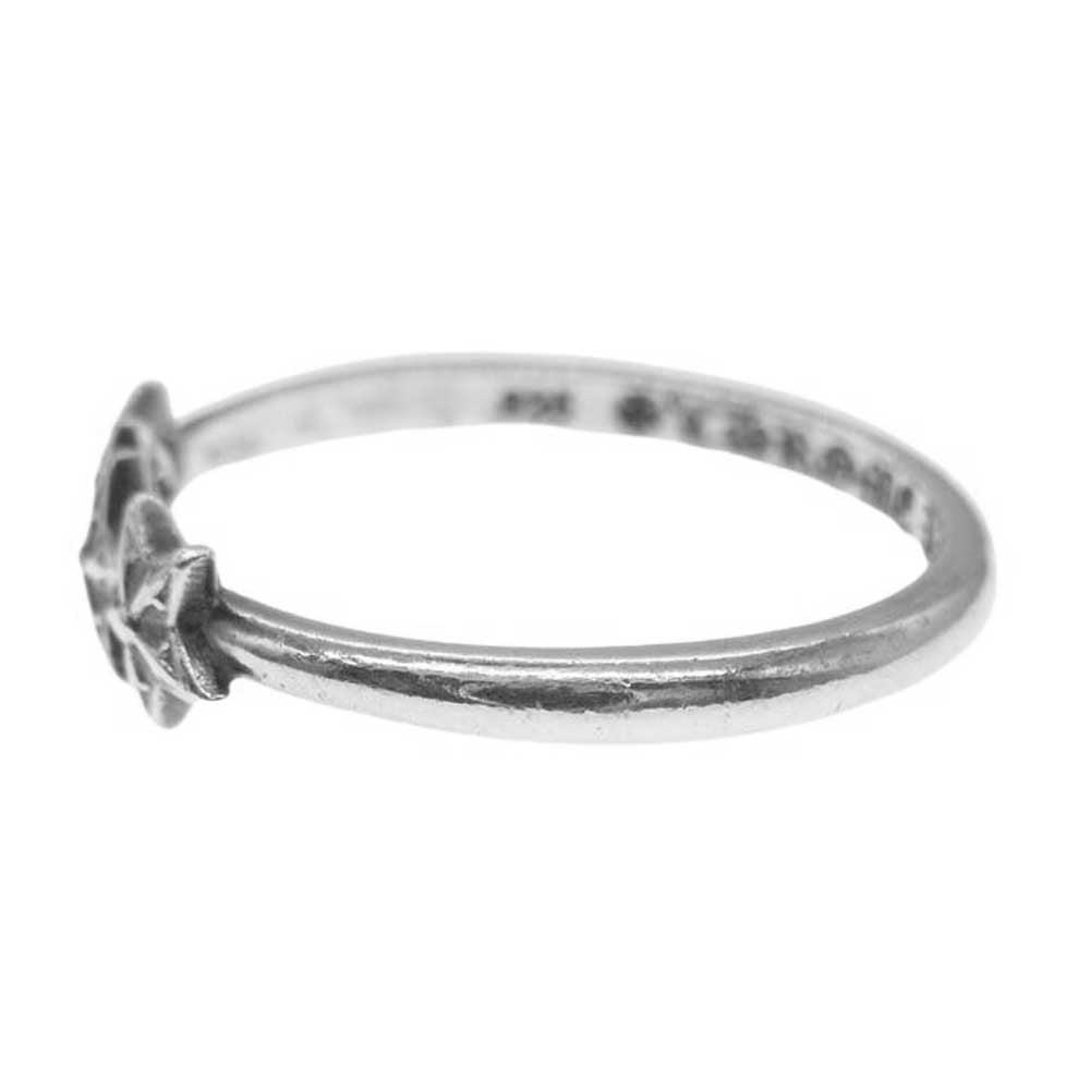 CHROME HEARTS クロムハーツ（原本有） BUBBLEGUM 3STAR バブルガム 3スター トリプルスター リング シルバー系 10号【中古】