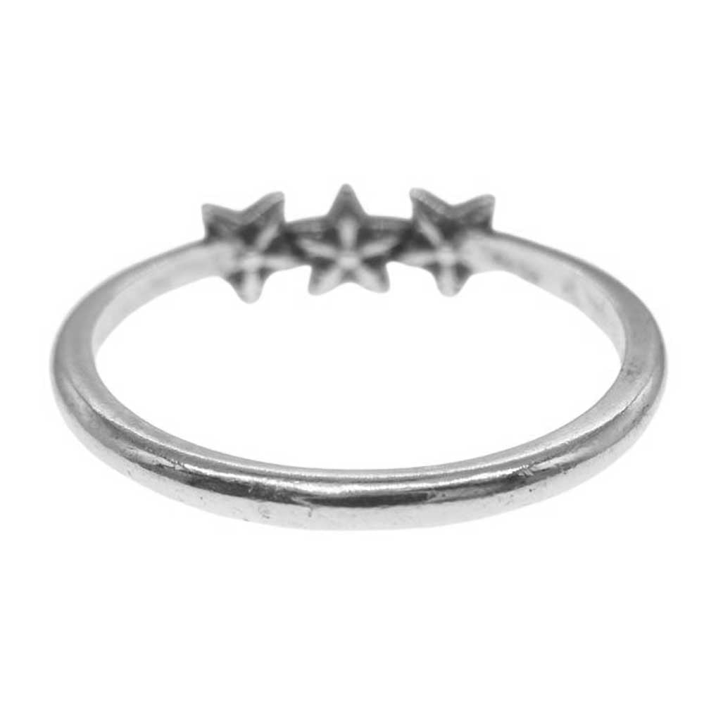 CHROME HEARTS クロムハーツ（原本有） BUBBLEGUM 3STAR バブルガム 3スター トリプルスター リング シルバー系 10号【中古】