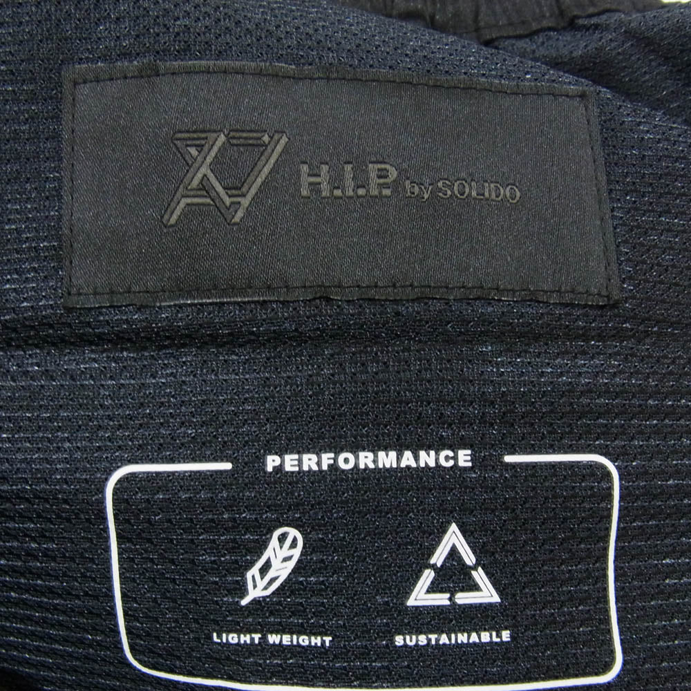 H.I.P. by SOLIDO MHSL21S5070-S スリム テーパード イージー パンツ ブラック系 03【中古】