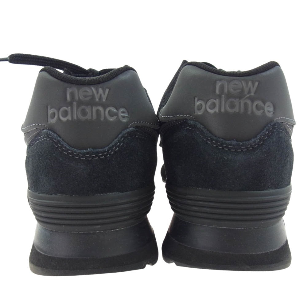 NEW BALANCE ニューバランス ML574ETE ローカット スニーカー ブラック系 28cm【中古】