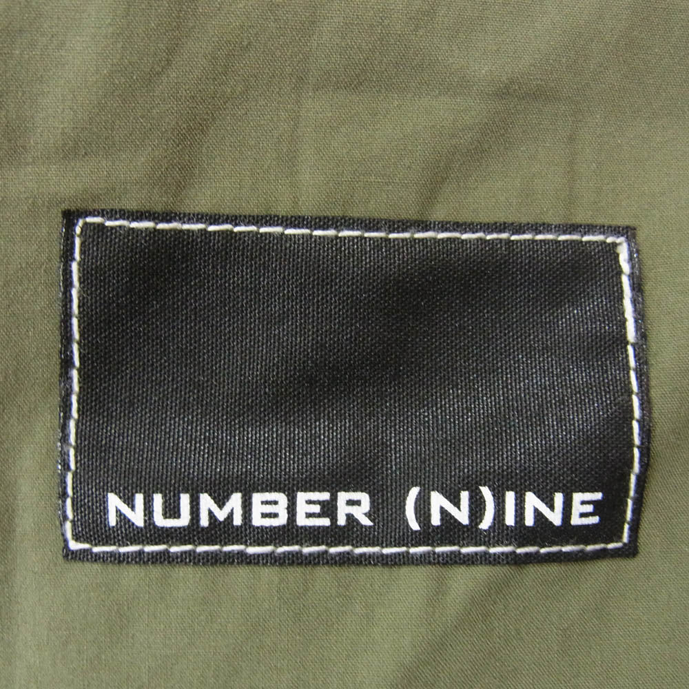 NUMBER(N)INE ナンバーナイン クークスタグ イージーウエスト ドローストリング スラックス パンツ カーキ系 4【中古】
