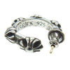 CHROME HEARTS クロムハーツ（原本無） HOOP CROSS SML クロスバンド フープ ピアス シルバー系【中古】