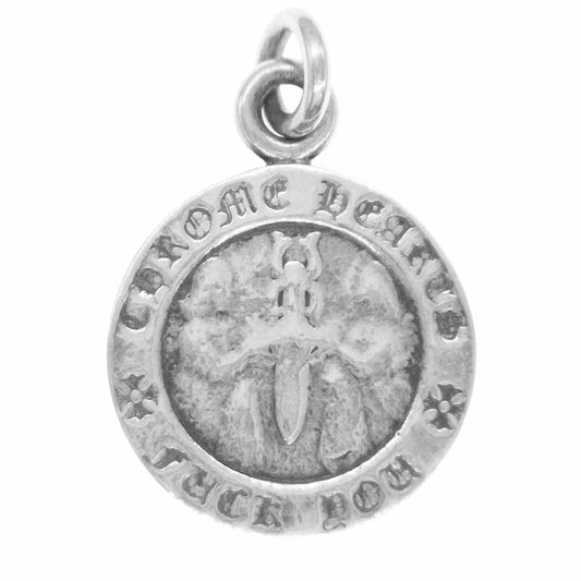 CHROME HEARTS クロムハーツ（原本無） CHRM ANGL MDL エンジェルメダル ペンダントトップ シルバー系【中古】