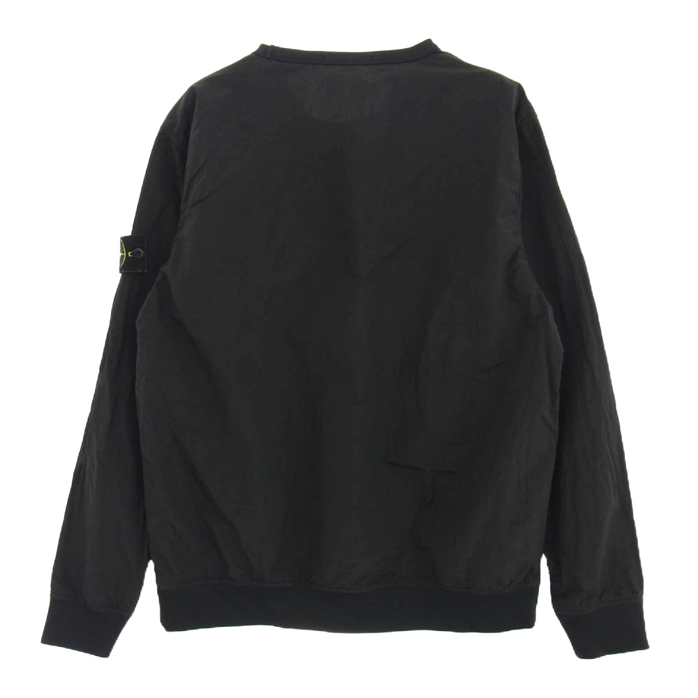 STONE ISLAND ストーンアイランド 691564012 NYLON METAL SWEAT ナイロン メタル スウェット プルオーバー ジャケット ブラック L ブラック系 L【中古】