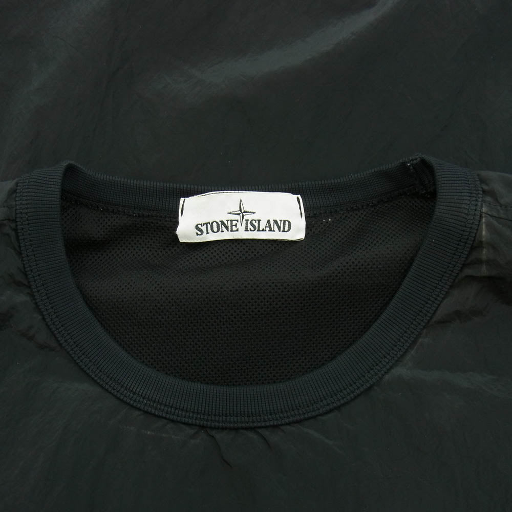 STONE ISLAND ストーンアイランド 691564012 NYLON METAL SWEAT ナイロン メタル スウェット プルオーバー ジャケット ブラック L ブラック系 L【中古】