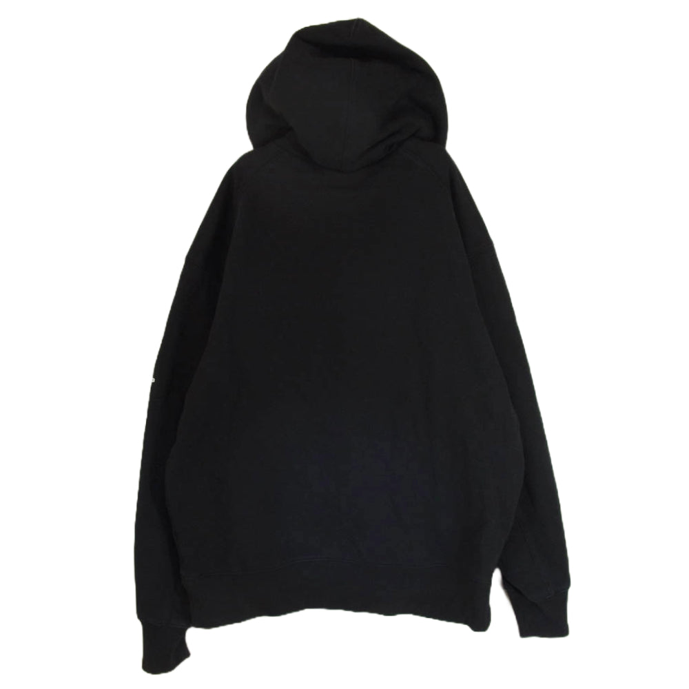 Y-3 Yohji Yamamoto ワイスリー ヨウジヤマモト ODY001 IP7698 FT HOODIE オーバーサイズ プルオーバー フーディ スウェット パーカー ブラック系 S【中古】