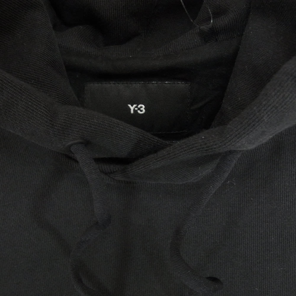 Y-3 Yohji Yamamoto ワイスリー ヨウジヤマモト ODY001 IP7698 FT HOODIE オーバーサイズ プルオーバー フーディ スウェット パーカー ブラック系 S【中古】