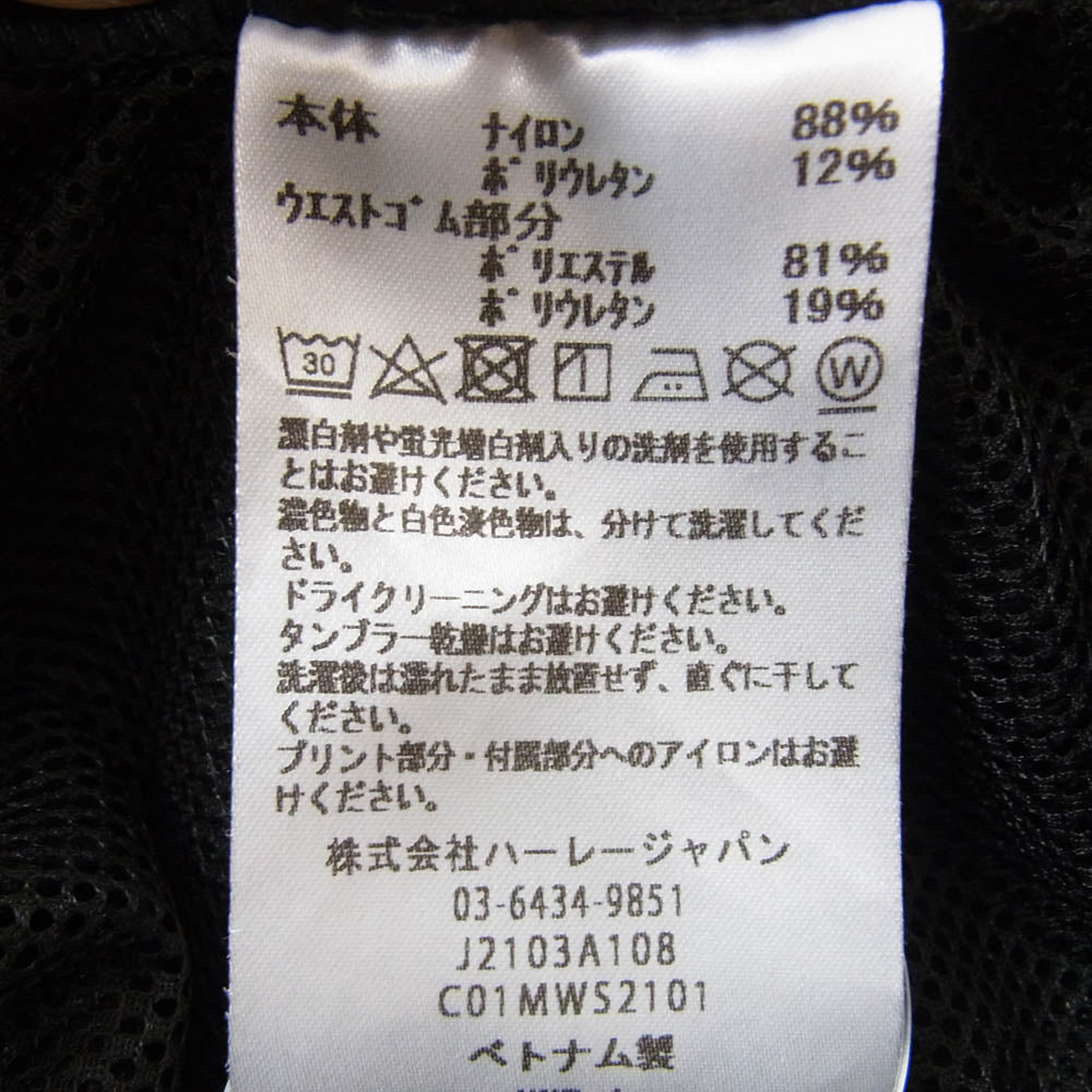 uniform experiment ユニフォームエクスペリメント × Hurley ハーレー ロゴプリント ナイロン ハーフパンツ ショーツ ブラック系 L【中古】
