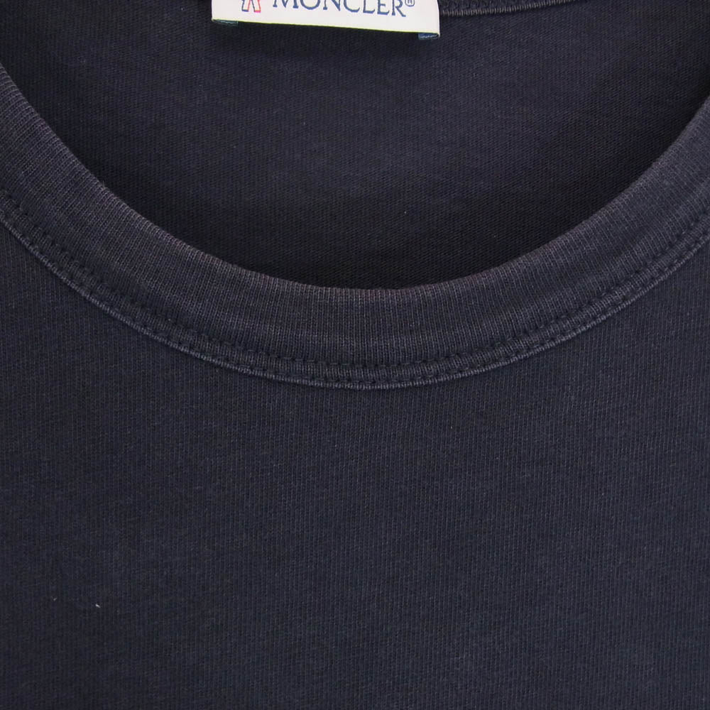 MONCLER モンクレール F20918C78410 8390T フロントプリント Ｔシャツ 半袖 ネイビー系 XXL【中古】