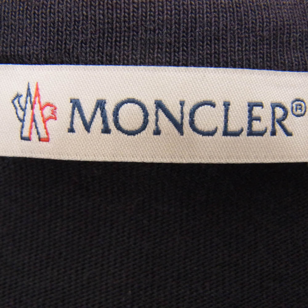 MONCLER モンクレール F20918C78410 8390T フロントプリント Ｔシャツ 半袖 ネイビー系 XXL【中古】