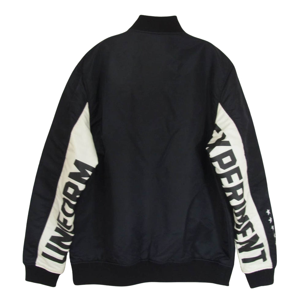 uniform experiment ユニフォームエクスペリメント 15AW UE-156049 NYLON TWILL STADIUM BLOUSON ナイロン スタジャン ブルゾン ブラック系 4【中古】