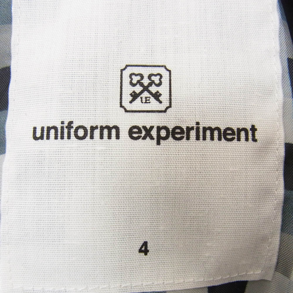uniform experiment ユニフォームエクスペリメント 15AW UE-156049 NYLON TWILL STADIUM BLOUSON ナイロン スタジャン ブルゾン ブラック系 4【中古】