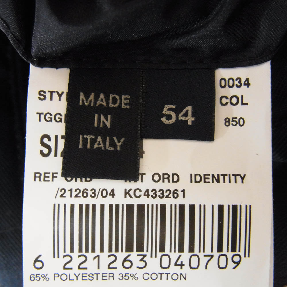 LARDINI ラルディーニ イタリア製 中綿 ジップアップ ベスト ネイビー系 54【中古】
