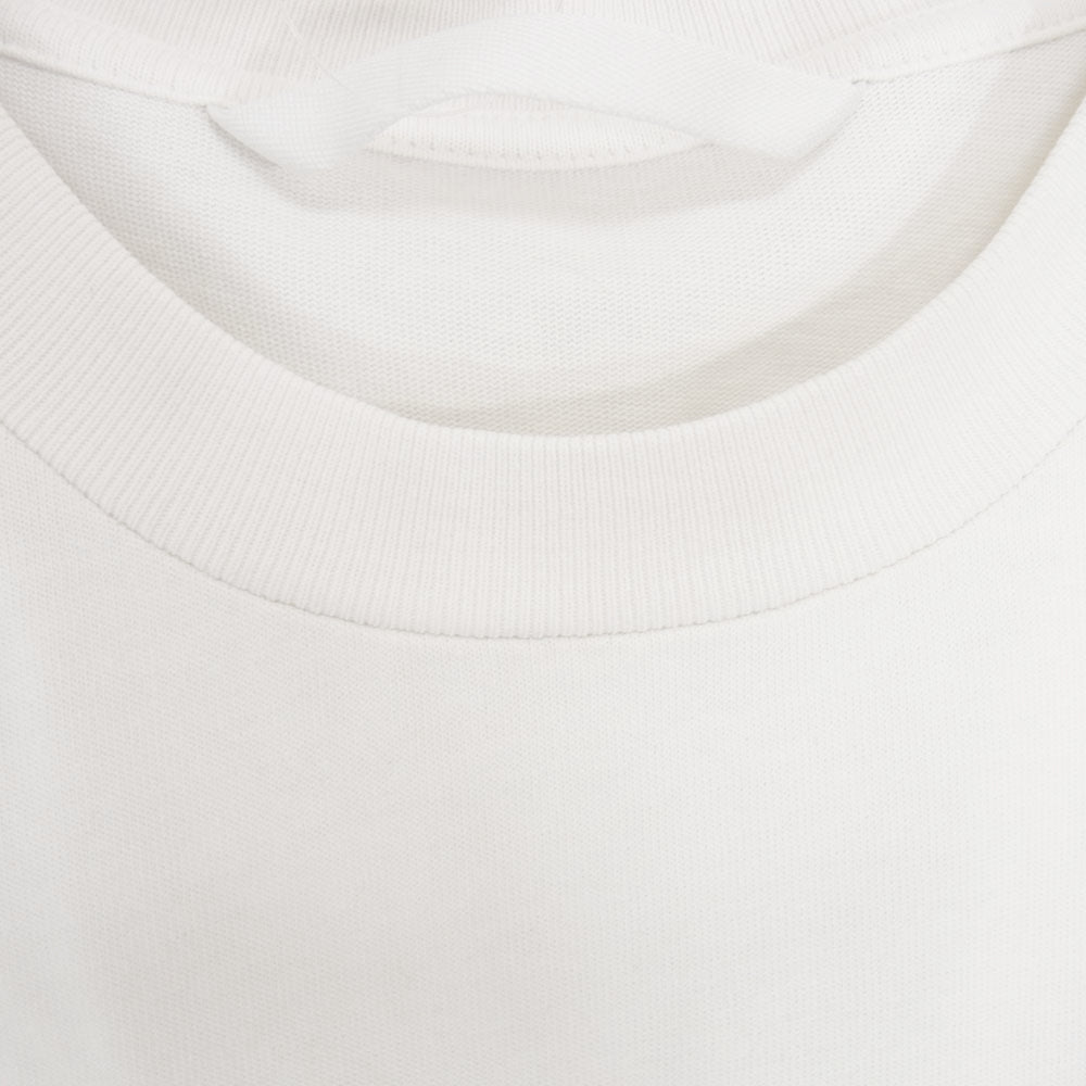 MONCLER モンクレール 23SS I10918C00011 M2643 SS TSHIRT グリッター ラメ ロゴ Ｔシャツ 半袖 ホワイト系 XL【中古】