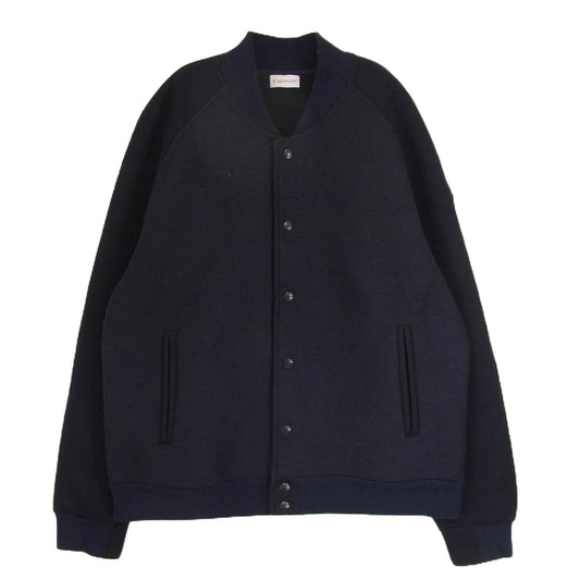 MONCLER モンクレール B2091840330 83224 モンクレールジャパンタグ MAGLIA CARDIGAN マグリア カーディガン ブルゾン ジャケット スタジャン ネイビー系 XXL【中古】