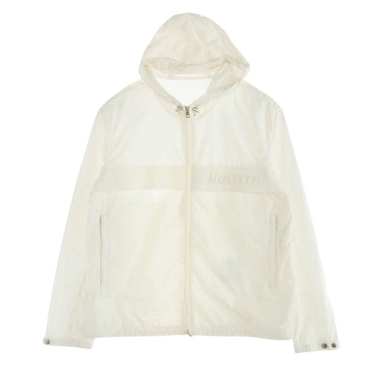 MONCLER モンクレール F10911A70840 54A91 モンクレールジャパンタグ BENOIT ブノワ フルジップ ナイロン パーカー ジャケット ホワイト ホワイト系 4【中古】