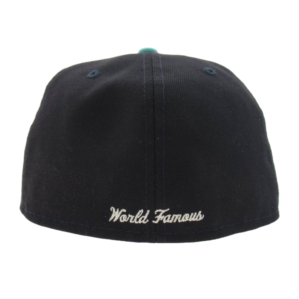 Supreme シュプリーム 22SS × New Era 2-Tone Box Logo ニューエラ ツートーン ボックスロゴ キャップ ネイビー 水色系 ネイビー系 ライトブルー系 7.375【中古】