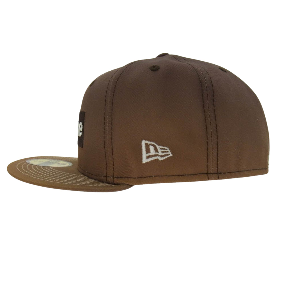 Supreme シュプリーム 23SS × New Era Gradient Box Logo Cap ニューエラ グラディエント ボックスロゴキャップ 帽子 ブラウン系 ブラウン系 7.375【中古】