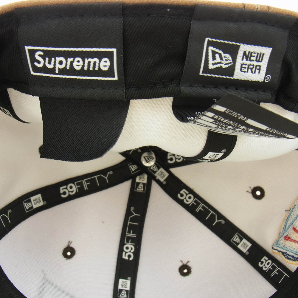 Supreme シュプリーム 23SS × New Era Gradient Box Logo Cap ニューエラ グラディエント ボックスロゴキャップ 帽子 ブラウン系 ブラウン系 7.375【中古】