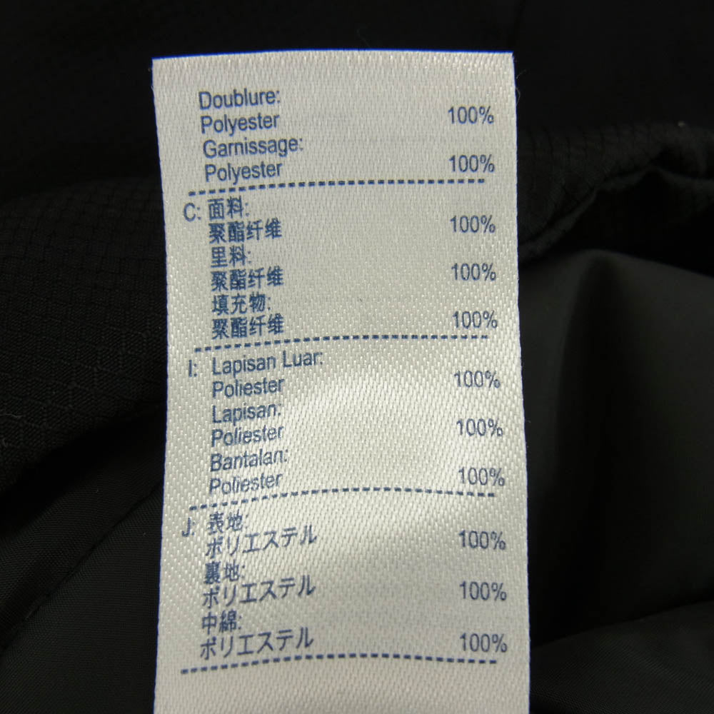 Supreme シュプリーム × LACOSTE ラコステ Puffy Half Zip Pullover ハーフジップ プルオーバー ブラック系 L【中古】