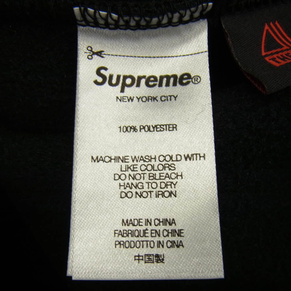 Supreme シュプリーム Polartec Hooded Sweatshirt ポーラテック プルオーバー フーディー パーカー ブラック系 L【極上美品】【中古】