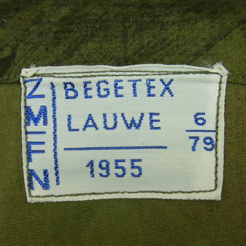 ベルギー軍 Vintage BEGETEX 50s Brush kamo pants 前期 ブラッシュ カモ パンツ グリーン系 サイズ表記なし【中古】