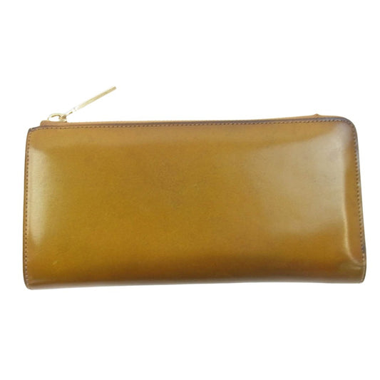 COCOMEISTER ココマイスター CordovanCrewe Brookhouse コードバンクルー ブルックハウス 長財布 ライトブラウン系 28cm【中古】