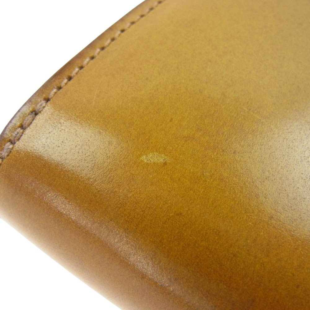 COCOMEISTER ココマイスター CordovanCrewe Brookhouse コードバンクルー ブルックハウス 長財布 ライトブラウン系 28cm【中古】