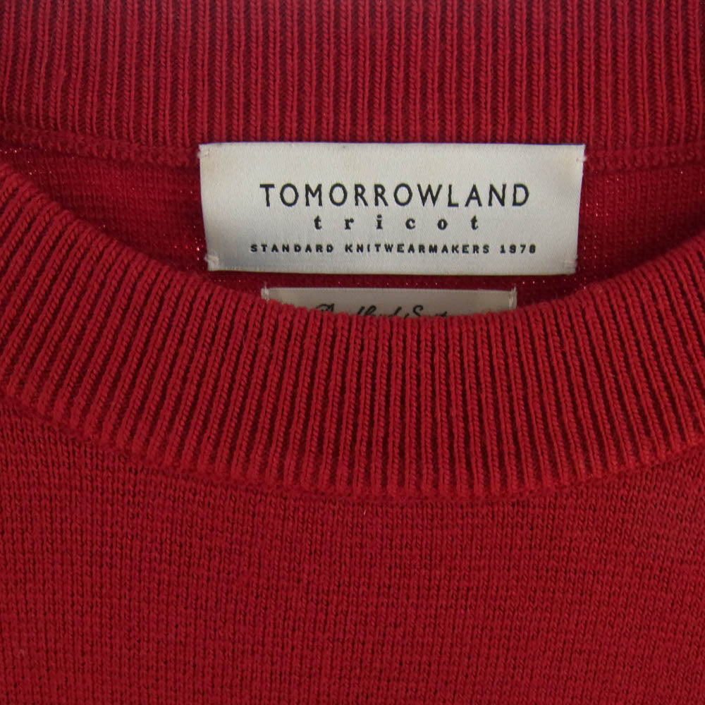 TOMORROWLAND トゥモローランド 62-02-14-02016 ウール ニット セーター レッド系 M【中古】