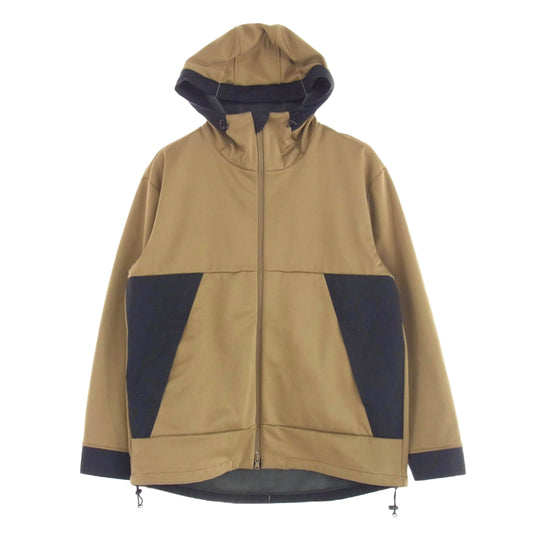 カーリーアンドこー ALL-PURPOSE PARKA ソフトシェル パーカ ジャケット ライトブラウン系 ブラック系 2【中古】
