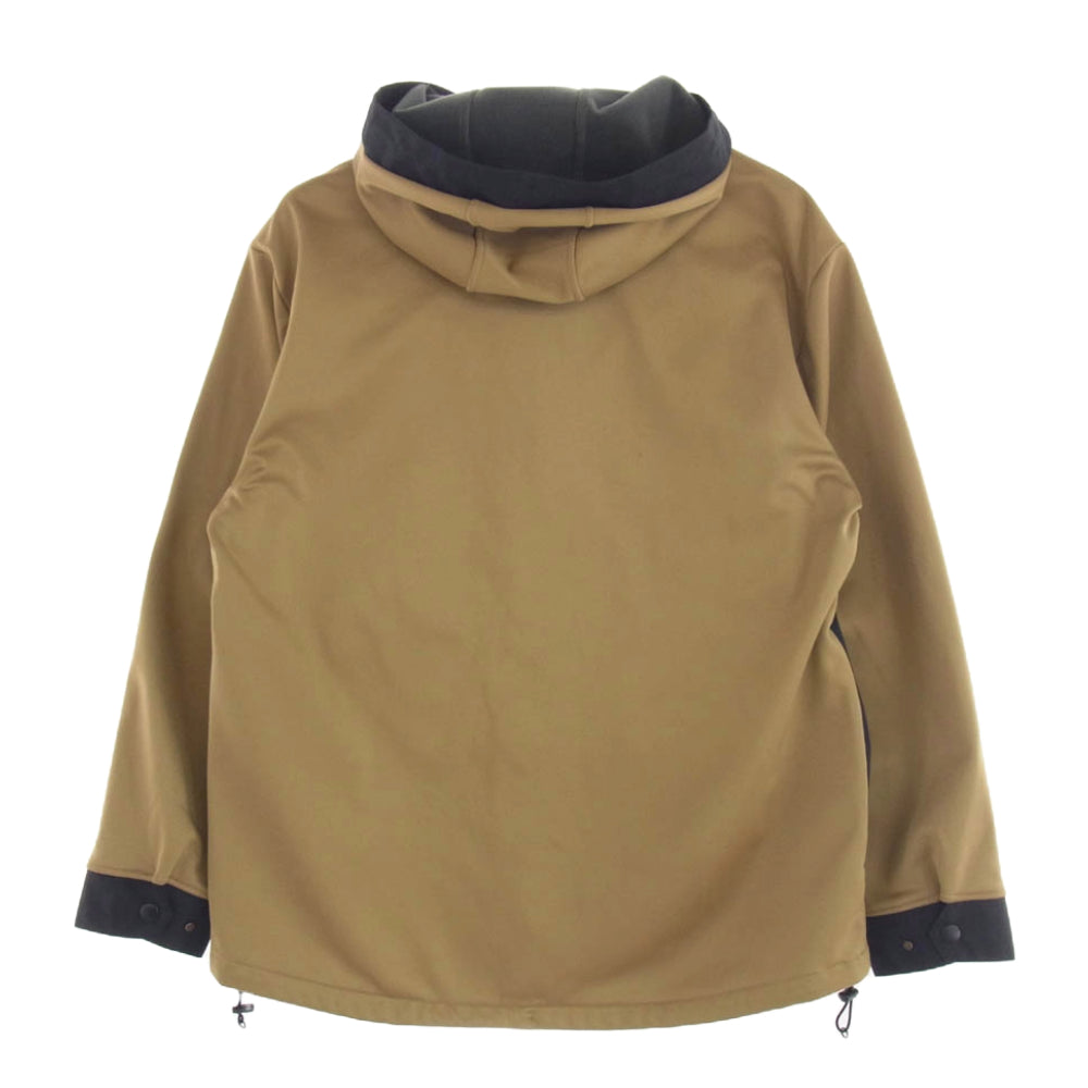 カーリーアンドこー ALL-PURPOSE PARKA ソフトシェル パーカ ジャケット ライトブラウン系 ブラック系 2【中古】