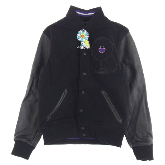 村上隆 OCTOBERS VERY OWN バーシティ ヴァーシティ ジャケット スタジャン ブラック系 L【新古品】【未使用】【中古】