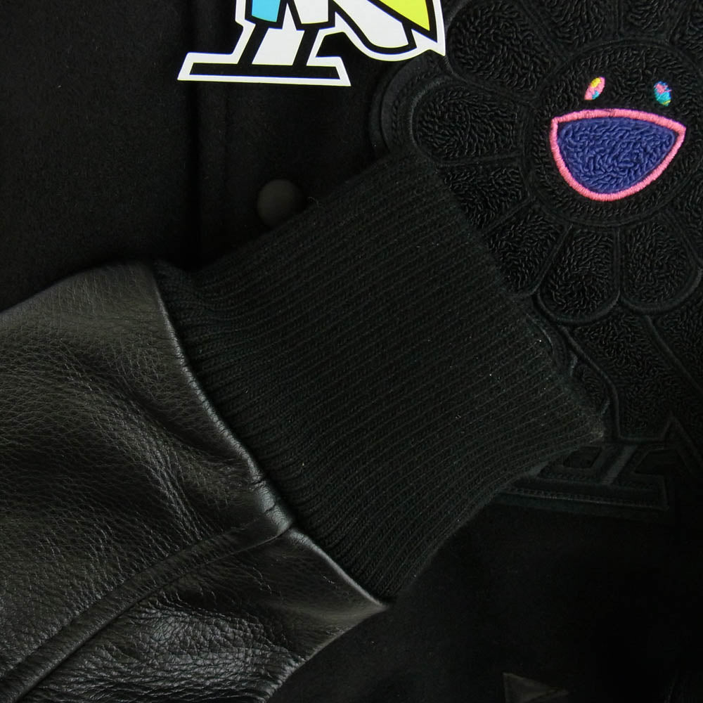 村上隆 OCTOBERS VERY OWN バーシティ ヴァーシティ ジャケット スタジャン ブラック系 L【新古品】【未使用】【中古】