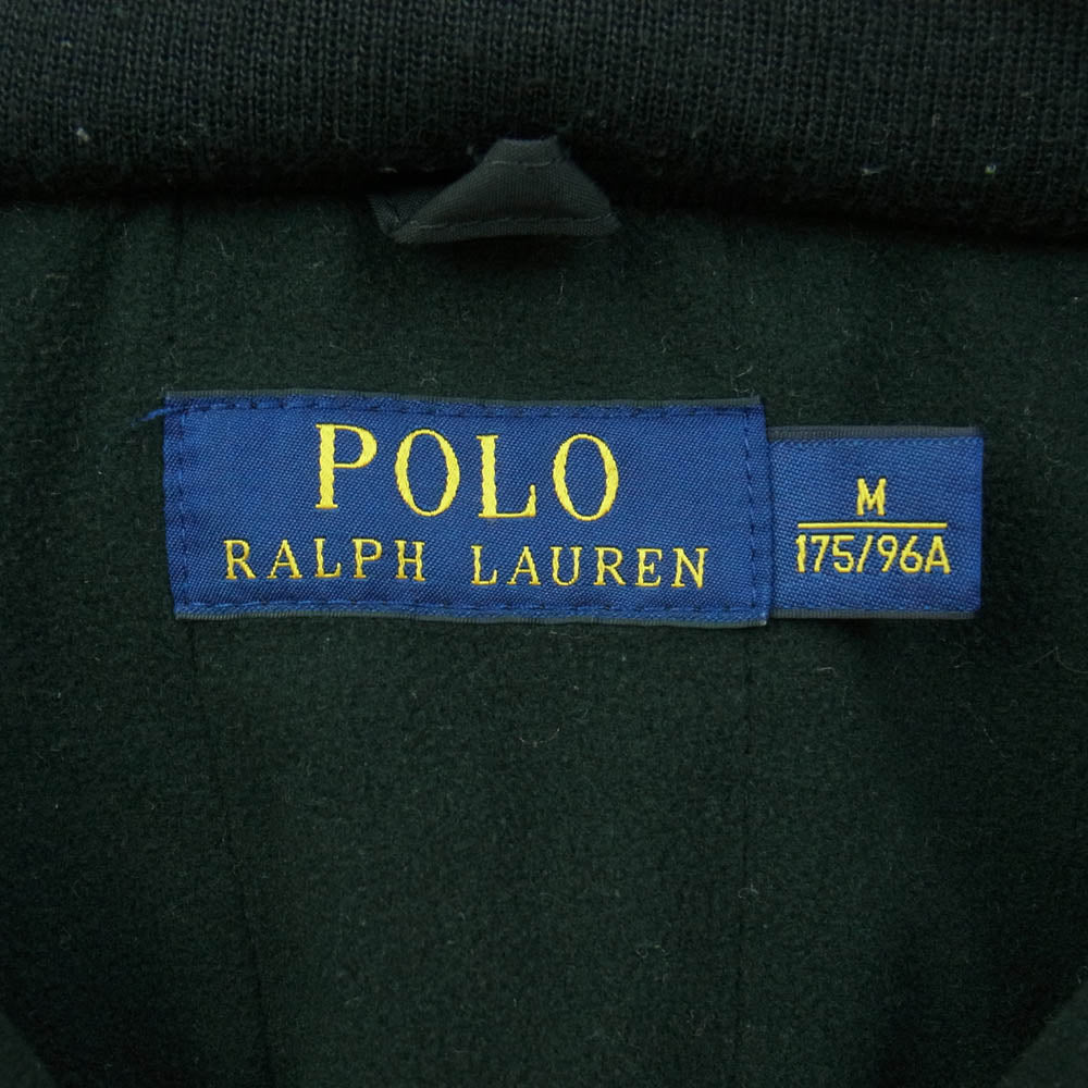 POLO RALPH LAUREN ポロ・ラルフローレン 1461314PYWP 裏フリース ナイロン ジップ ブルゾン ジャケット ブラック系 M【中古】