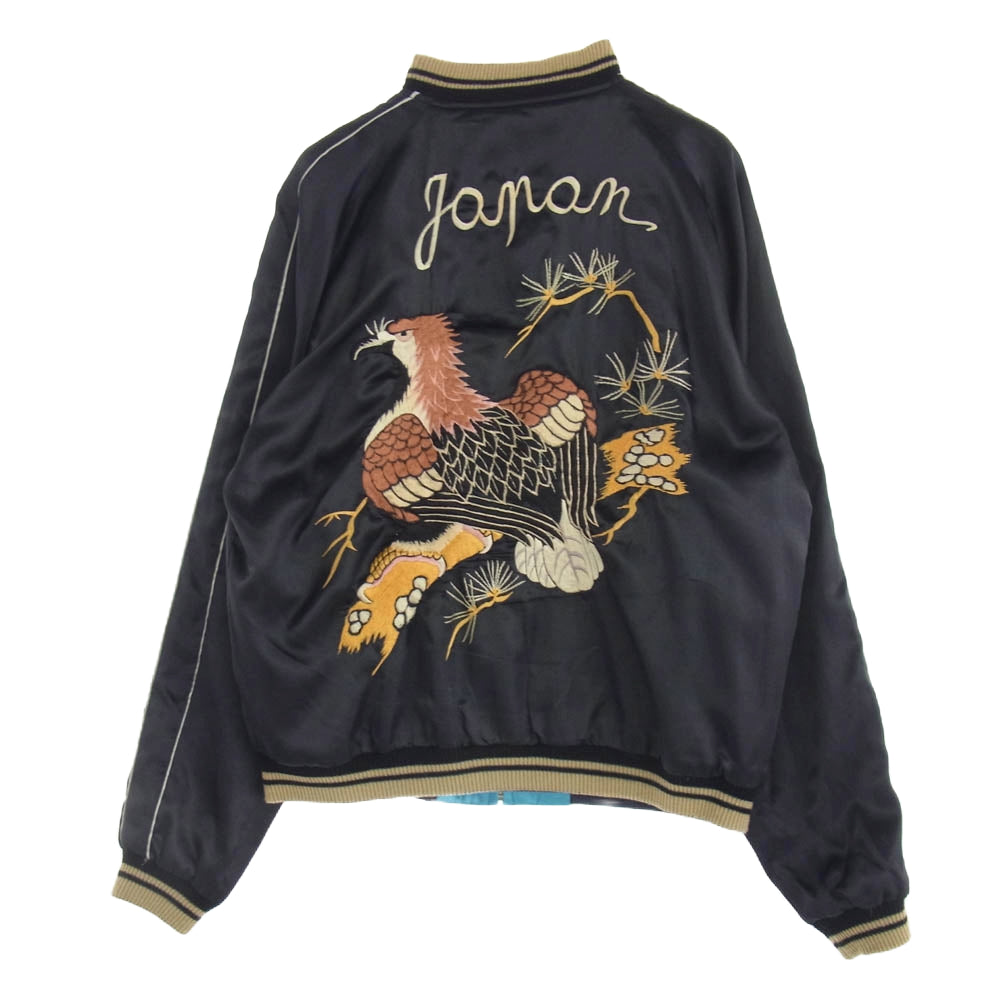 TAILOR TOYO テイラー東洋 TT10930 鷲 × 17th BOMB GROUP リバーシブル サテン スカジャン ジャケット マルチカラー系 L【中古】