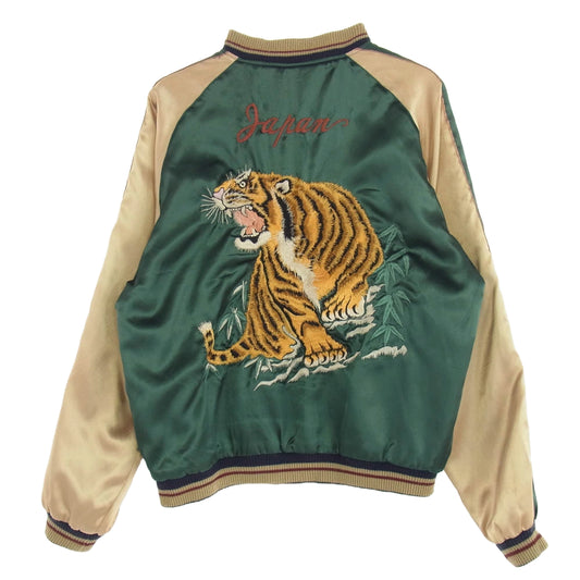 TAILOR TOYO テイラー東洋 TT10930 虎 × LOCALS リバーシブル サテン スカジャン ジャケット マルチカラー系 L【中古】