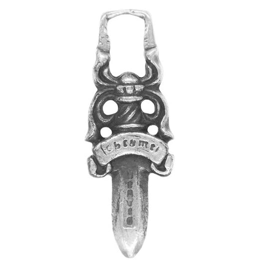 CHROME HEARTS クロムハーツ（原本無） #5 DAGGER ZIP1 ダガー ジップ ペンダント トップ シルバー系【中古】