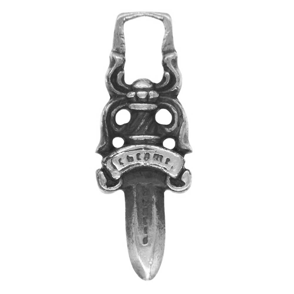 CHROME HEARTS クロムハーツ（原本無） #5 DAGGER ZIP1 ダガー ジップ ペンダント トップ シルバー系【中古】