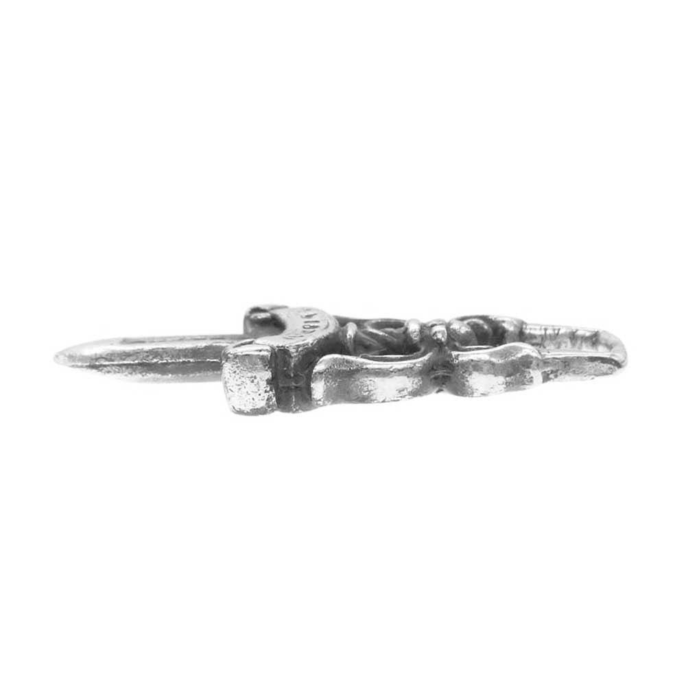 CHROME HEARTS クロムハーツ（原本無） #5 DAGGER ZIP1 ダガー ジップ ペンダント トップ シルバー系【中古】